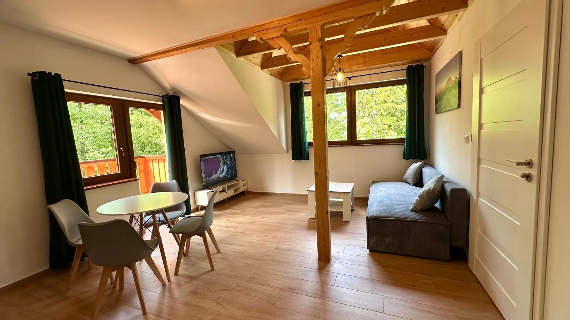 Апартаменты Apartamenty Willa Luna Cisza Spokoj Szybki Internet Smart Tv Карпач Польша